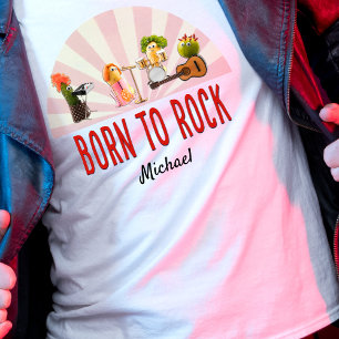 Funny Brother Gift - Cool Geboren zu Rock Veggie T-Shirt