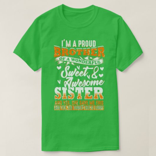 Funny Brother Gift T-Shirt (Design vorne)