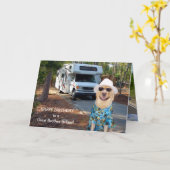 Funny Brother-in-Law Geburtstag Karte (Gelbe Blume)