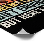 Funny Brother Sarcastic Sibling Humor Quote From S Poster (Ecke)