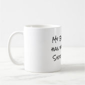 Funny Brother und Sister Quote Kaffeetasse (Links)