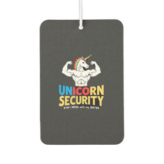 Funny Brother Unicorn Security Dont Mess With My S Autolufterfrischer