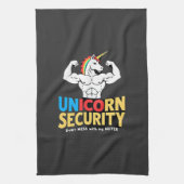 Funny Brother Unicorn Security Dont Mess With My S Geschirrtuch (Vertikal)