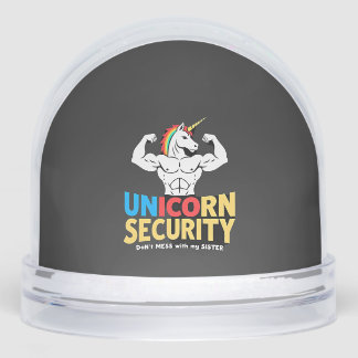 Funny Brother Unicorn Security Dont Mess With My S Schneekugeln