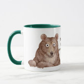 Funny Brown Bear I'm Fine Office Tasse (Links)