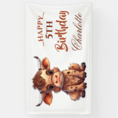 FUNNY Brown Cow Banner (Vertikal)