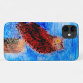 Funny Brown Owl Case-Mate iPhone Hülle (Rückseite (Horizontal))