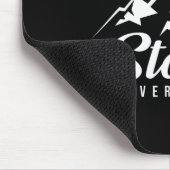 Funny Brown Paper G mit Gesicht - Tragen eines bra Mousepad (Ecke)
