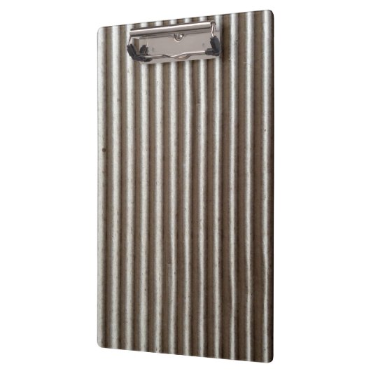 Funny Brown Wellpappe Texture Clipboard Klemmbrett (Links)