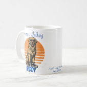 Funny Browns Golden Retriever Sonnenbrille Kaffeetasse (Vorderseite Links)