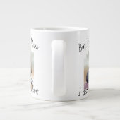 FUNNY Browns White PUPPY Watercolor Specialty Tass Jumbo-Tasse (Rückseite)