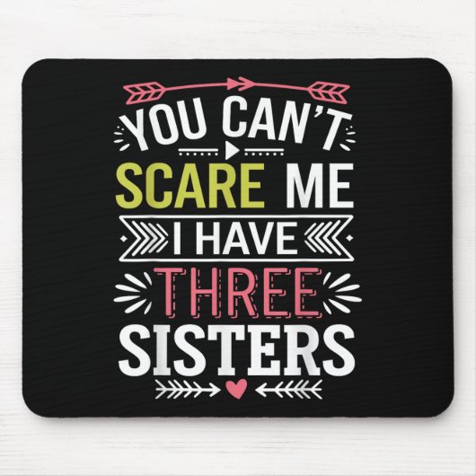 Funny Bruder Witz Du kannst mir nicht sagen, ich h Mousepad (Vorne)