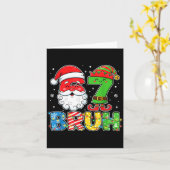 Funny Bruh 67 Six Seven Christmas 6 7 Meme Boy Gir Karte (Gelbe Blume)