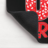 Funny Bruh 67 Six Seven Meme Valentine's Day Men W Mousepad (Ecke)