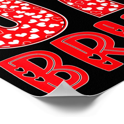 Funny Bruh 67 Six Seven Meme Valentine's Day Men W Poster (Ecke)