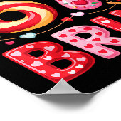 Funny Bruh 67 Six Seven Meme Valentines Day Outfit Poster (Ecke)