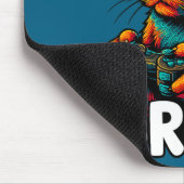 Funny Bruh Cat Gamer Video Games Gaming For Men Bo Mousepad (Ecke)