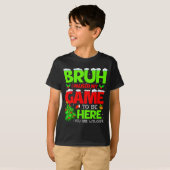 Funny Bruh I Pause My Game To Be Here Christmas Fa T-Shirt (Vorne ganz)