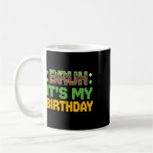 Funny Bruh It's My Birthday Video Gamer Pixel Boy  Kaffeetasse (Links)