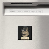 Funny Bruh Meme Capybara Lover Cool Sungles For Me Magnet (In Situ (Geschirrspüler))