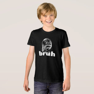 Funny Bruh Raccoon Tri-Blend Shirt