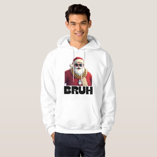 Funny Bruh Santa Christmas Sweatshirt (Vorne ganz)