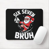 Funny Bruh Soccer Santa 67 Meme Christmas Xmas Paj Mousepad (Mit Mouse)