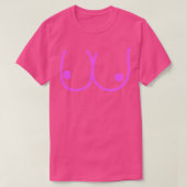 Funny Brust Bekleidung T-Shirt (Design vorne)