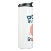 Funny Bubble Gum Bubblegum Burst nicht meine Blase Thermosbecher (Nach links gedreht)