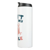 Funny Bubble Gum Bubblegum Burst nicht meine Blase Thermosbecher (Nach rechts gedreht)