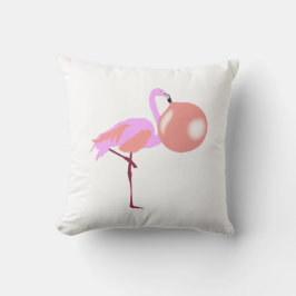 Funny Bubble Gum Flamingo Blflüge Blase Kissen