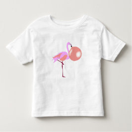 Funny Bubble Gum Flamingo Blflüge Blase Kleinkind T-shirt