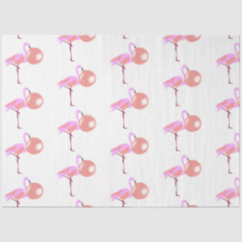 Funny Bubble Gum Flamingo Blflüge Blase Seidenpapier