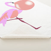 Funny Bubble Gum Flamingo Blflüge Blase Sherpadecke (3/4)