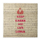 Funny Buddha Sprichwort Fliese (Vorderseite)