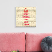 Funny Buddha Sprichwort Leinwanddruck (Insitu (Wohnzimmer))