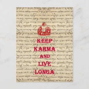 Funny Buddha Sprichwort Postkarte