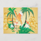 Funny Budgerigars Postkarte (Vorderseite)