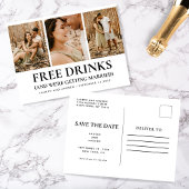 Funny Budget Foto Einfache Hochzeit retten das Dat Postkarte