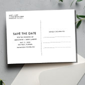 Funny Budget Foto Wedding Save the Date Ankündigungspostkarte