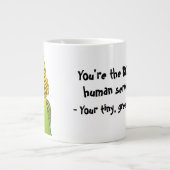 Funny Budgie Tasse - Bestes Mensch je (Vorderseite)