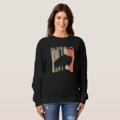 Funny Buffalo Costume Sweatshirt (Vorne ganz)