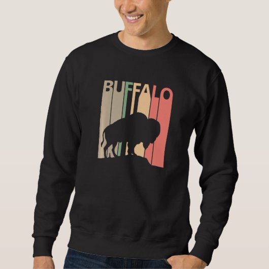 Funny Buffalo Costume Sweatshirt (Vorderseite)