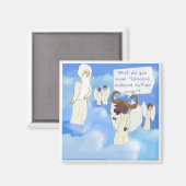 Funny Buffalo Flügel im Himmel Geschenk Magnet (Vorderseite/Rückseite)