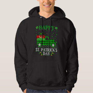 Funny Buffalo Kariert Green Truck Crab St Patrick' Hoodie