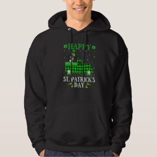 Funny Buffalo Kariert Green Truck Duck Bird St Pat Hoodie