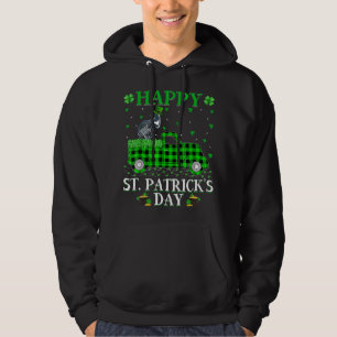 Funny Buffalo Kariert Green Truck Französischer Ho Hoodie