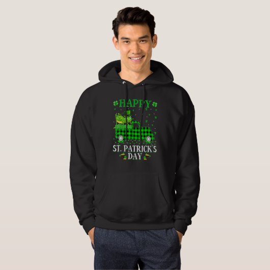 Funny Buffalo Kariert Green Truck Grasshopper St P Hoodie (Vorne ganz)