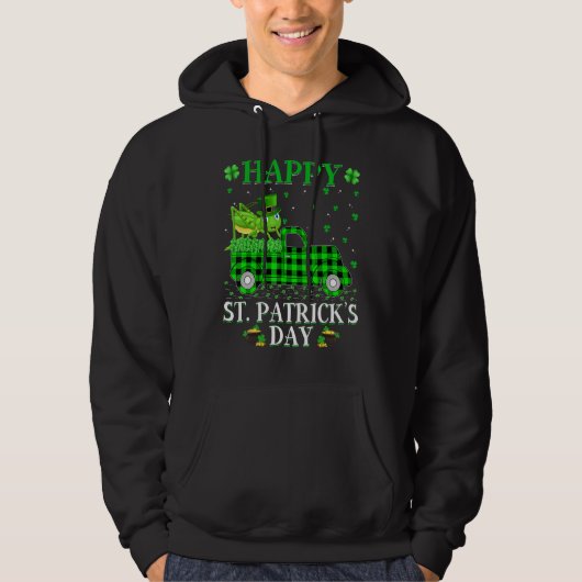 Funny Buffalo Kariert Green Truck Grasshopper St P Hoodie (Vorderseite)