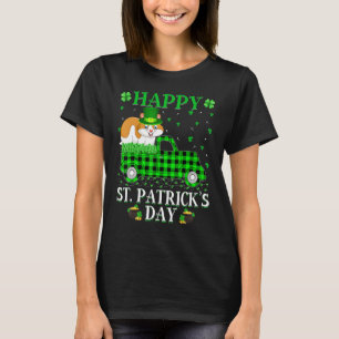 Funny Buffalo Kariert Green Truck Hamster St. Patr T-Shirt
